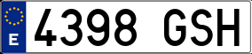 Truck License Plate